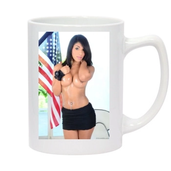 Jane Marie 14oz White Statesman Mug