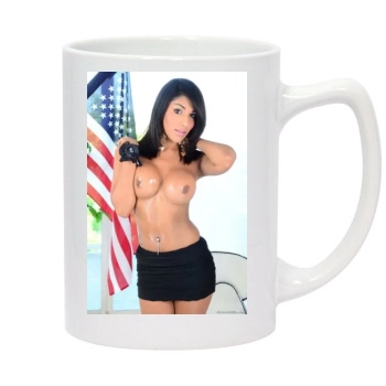 Jane Marie 14oz White Statesman Mug