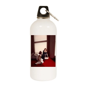 Rosamund Pike White Water Bottle With Carabiner