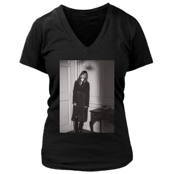 Rosamund Pike Women's Deep V-Neck TShirt