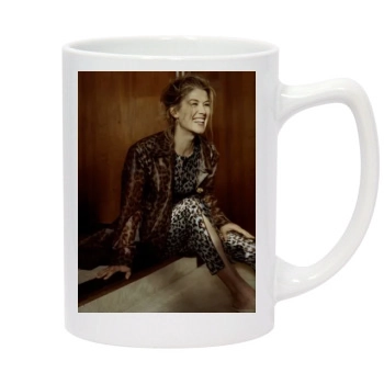 Rosamund Pike 14oz White Statesman Mug