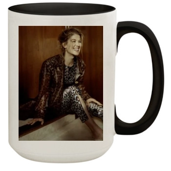 Rosamund Pike 15oz Colored Inner & Handle Mug