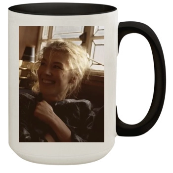 Rosamund Pike 15oz Colored Inner & Handle Mug