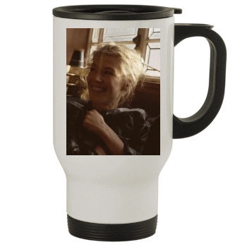 Rosamund Pike Stainless Steel Travel Mug