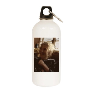 Rosamund Pike White Water Bottle With Carabiner