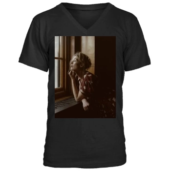 Rosamund Pike Men's V-Neck T-Shirt