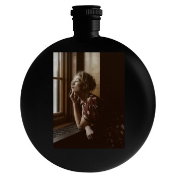 Rosamund Pike Round Flask