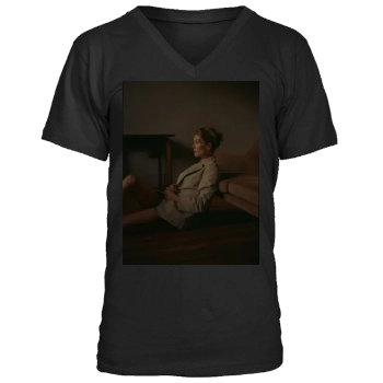 Rosamund Pike Men's V-Neck T-Shirt