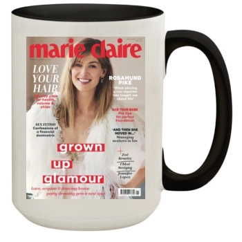 Rosamund Pike 15oz Colored Inner & Handle Mug