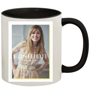 Rosamund Pike 11oz Colored Inner & Handle Mug