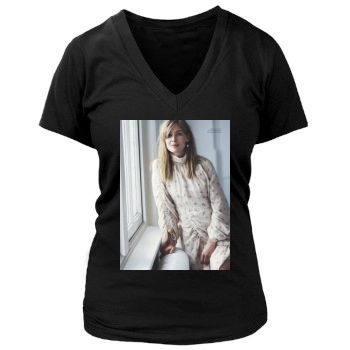 Rosamund Pike Women's Deep V-Neck TShirt