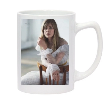 Rosamund Pike 14oz White Statesman Mug