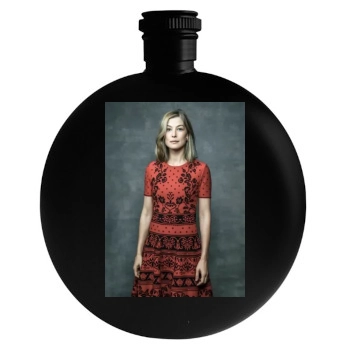 Rosamund Pike Round Flask