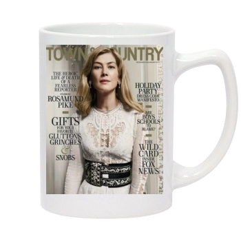 Rosamund Pike 14oz White Statesman Mug