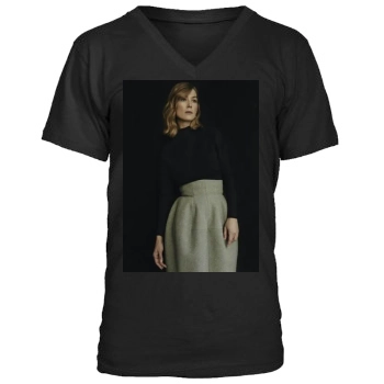 Rosamund Pike Men's V-Neck T-Shirt