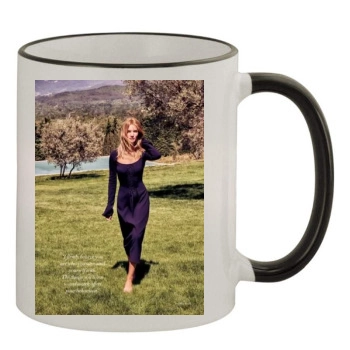 Rosie Huntington-Whiteley 11oz Colored Rim & Handle Mug