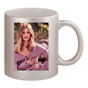 Rosie Huntington-Whiteley 11oz Metallic Silver Mug