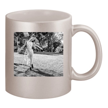 Rosie Huntington-Whiteley 11oz Metallic Silver Mug