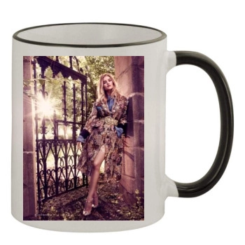 Rosie Huntington-Whiteley 11oz Colored Rim & Handle Mug