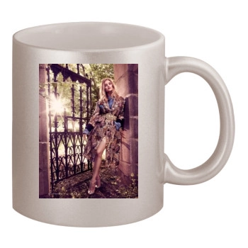 Rosie Huntington-Whiteley 11oz Metallic Silver Mug