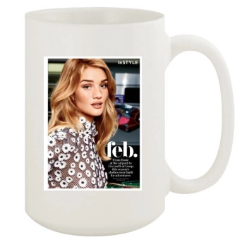 Rosie Huntington-Whiteley 15oz White Mug