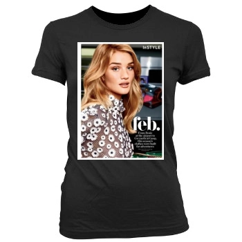 Rosie Huntington-Whiteley Women's Junior Cut Crewneck T-Shirt