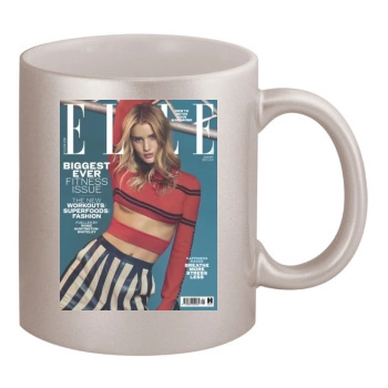 Rosie Huntington-Whiteley 11oz Metallic Silver Mug