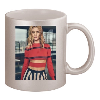 Rosie Huntington-Whiteley 11oz Metallic Silver Mug