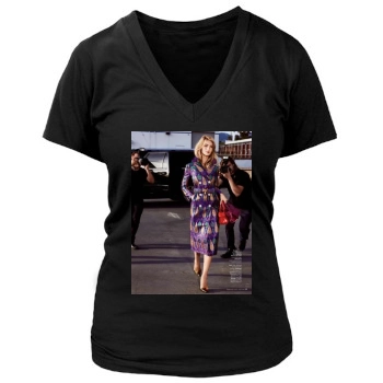 Rosie Huntington-Whiteley Women's Deep V-Neck TShirt