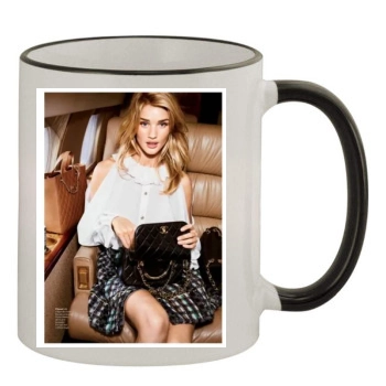 Rosie Huntington-Whiteley 11oz Colored Rim & Handle Mug