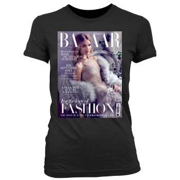 Rosie Huntington-Whiteley Women's Junior Cut Crewneck T-Shirt