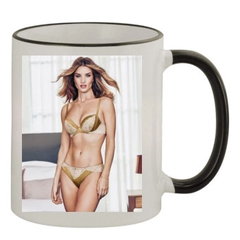 Rosie Huntington-Whiteley 11oz Colored Rim & Handle Mug