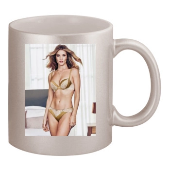 Rosie Huntington-Whiteley 11oz Metallic Silver Mug