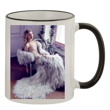 Rosie Huntington-Whiteley 11oz Colored Rim & Handle Mug