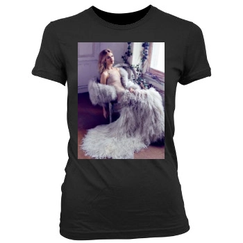 Rosie Huntington-Whiteley Women's Junior Cut Crewneck T-Shirt