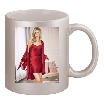 Rosie Huntington-Whiteley 11oz Metallic Silver Mug