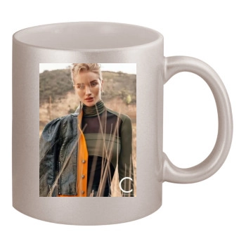 Rosie Huntington-Whiteley 11oz Metallic Silver Mug