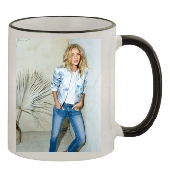 Rosie Huntington-Whiteley 11oz Colored Rim & Handle Mug