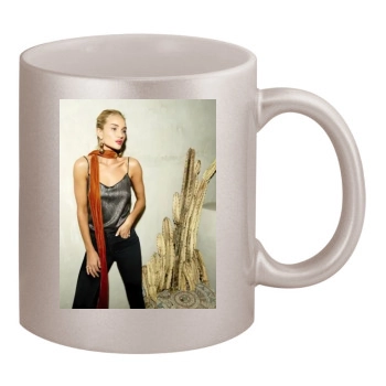 Rosie Huntington-Whiteley 11oz Metallic Silver Mug