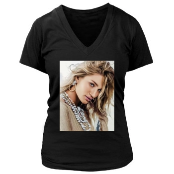 Rosie Huntington-Whiteley Women's Deep V-Neck TShirt