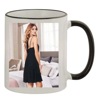 Rosie Huntington-Whiteley 11oz Colored Rim & Handle Mug