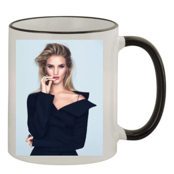 Rosie Huntington-Whiteley 11oz Colored Rim & Handle Mug