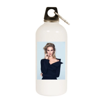 Rosie Huntington-Whiteley White Water Bottle With Carabiner