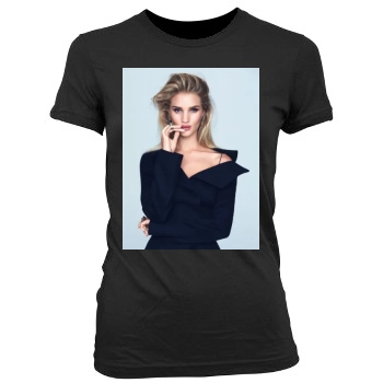 Rosie Huntington-Whiteley Women's Junior Cut Crewneck T-Shirt