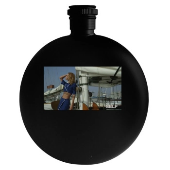 Rosie Huntington-Whiteley Round Flask