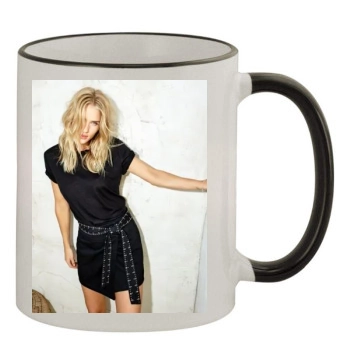 Rosie Huntington-Whiteley 11oz Colored Rim & Handle Mug