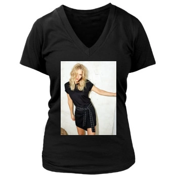 Rosie Huntington-Whiteley Women's Deep V-Neck TShirt