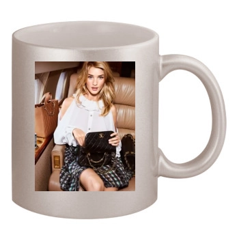 Rosie Huntington-Whiteley 11oz Metallic Silver Mug