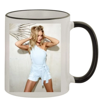 Rosie Huntington-Whiteley 11oz Colored Rim & Handle Mug