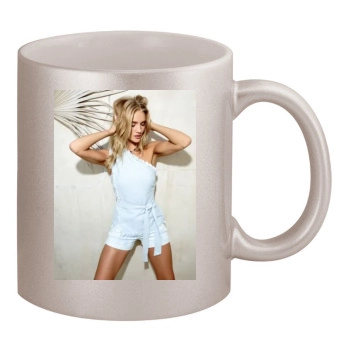 Rosie Huntington-Whiteley 11oz Metallic Silver Mug